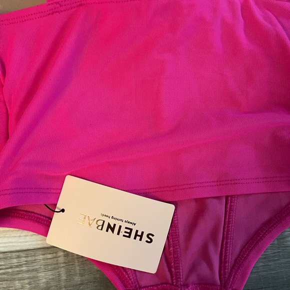 SHEIN Pink Bustier Crop Top - Picture 3 of 5